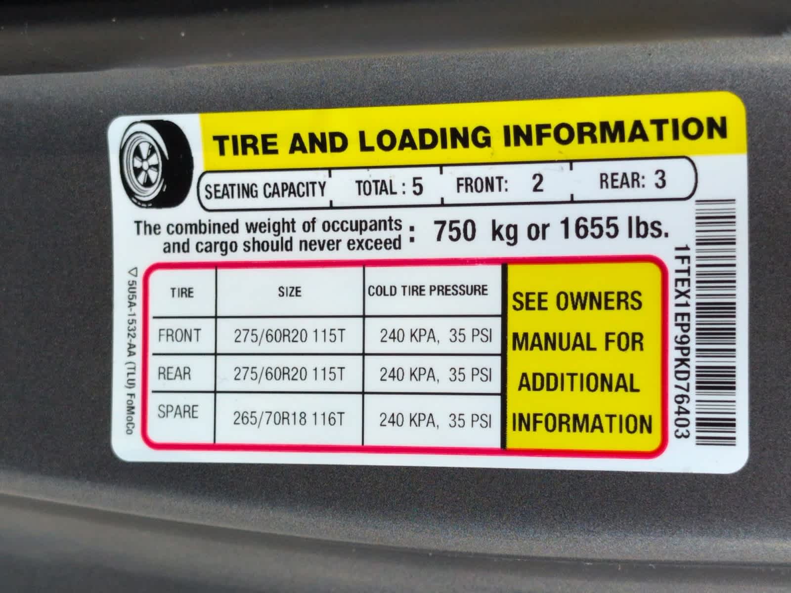 used 2023 Ford F-150 car, priced at $37,097
