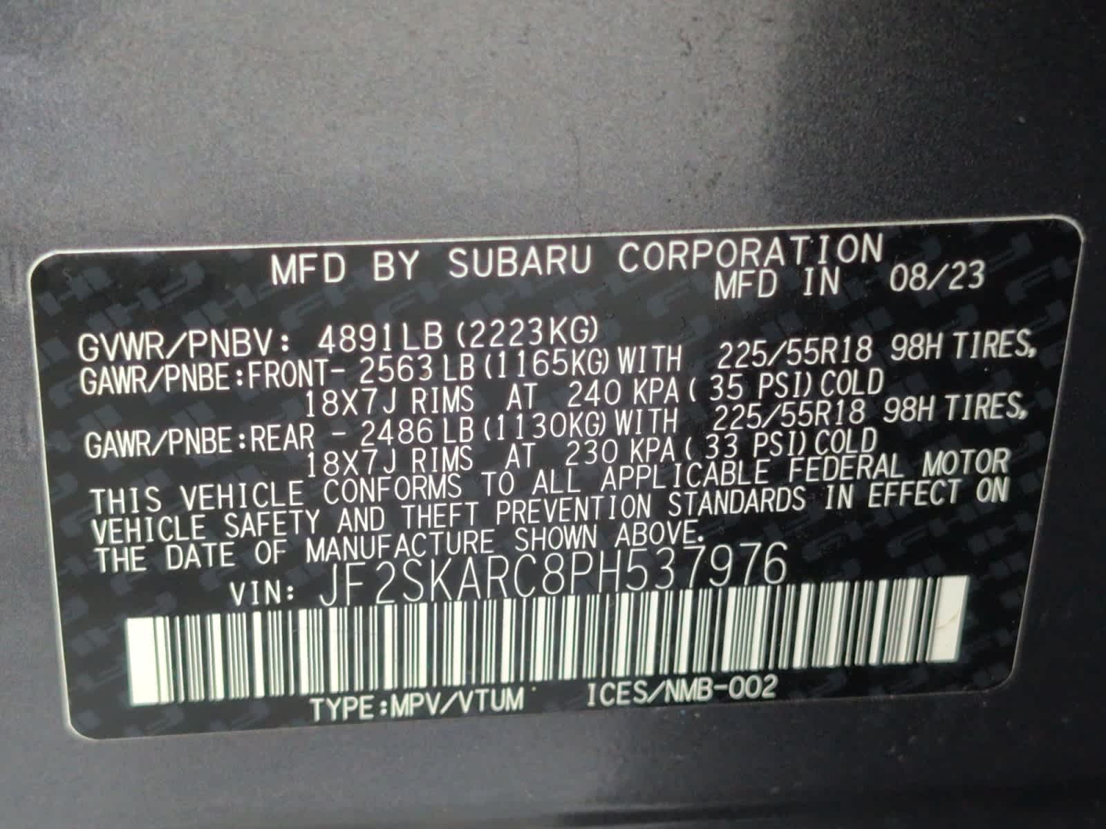 used 2023 Subaru Forester car, priced at $24,497