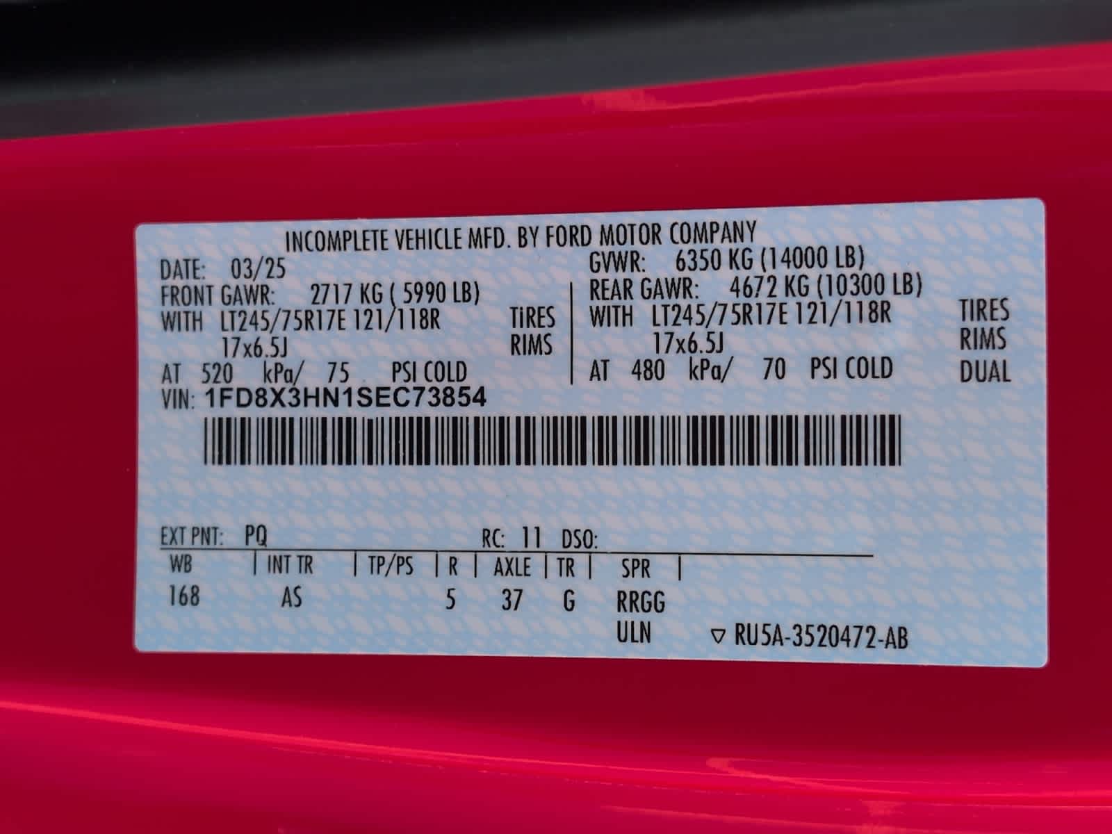 2025 Ford F-350 Super Duty Chassis Cab XL - Photo 9