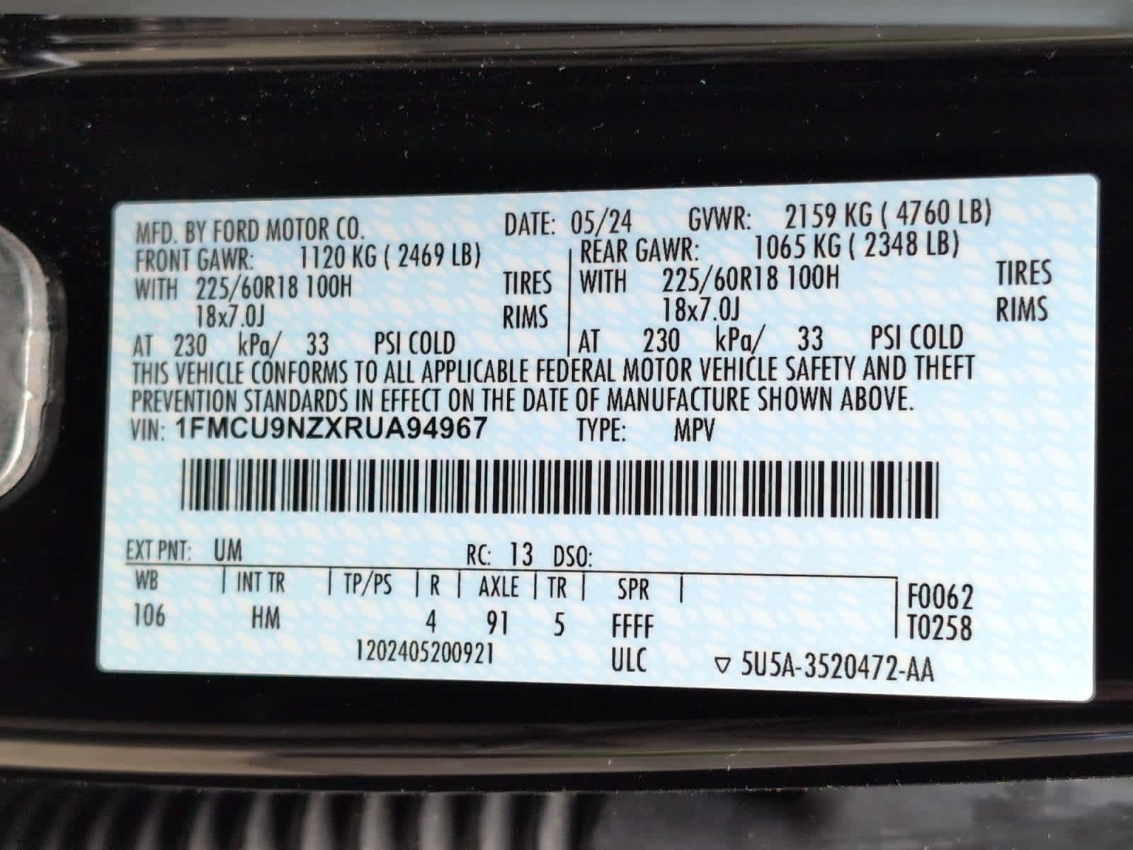 used 2024 Ford Escape car, priced at $29,197
