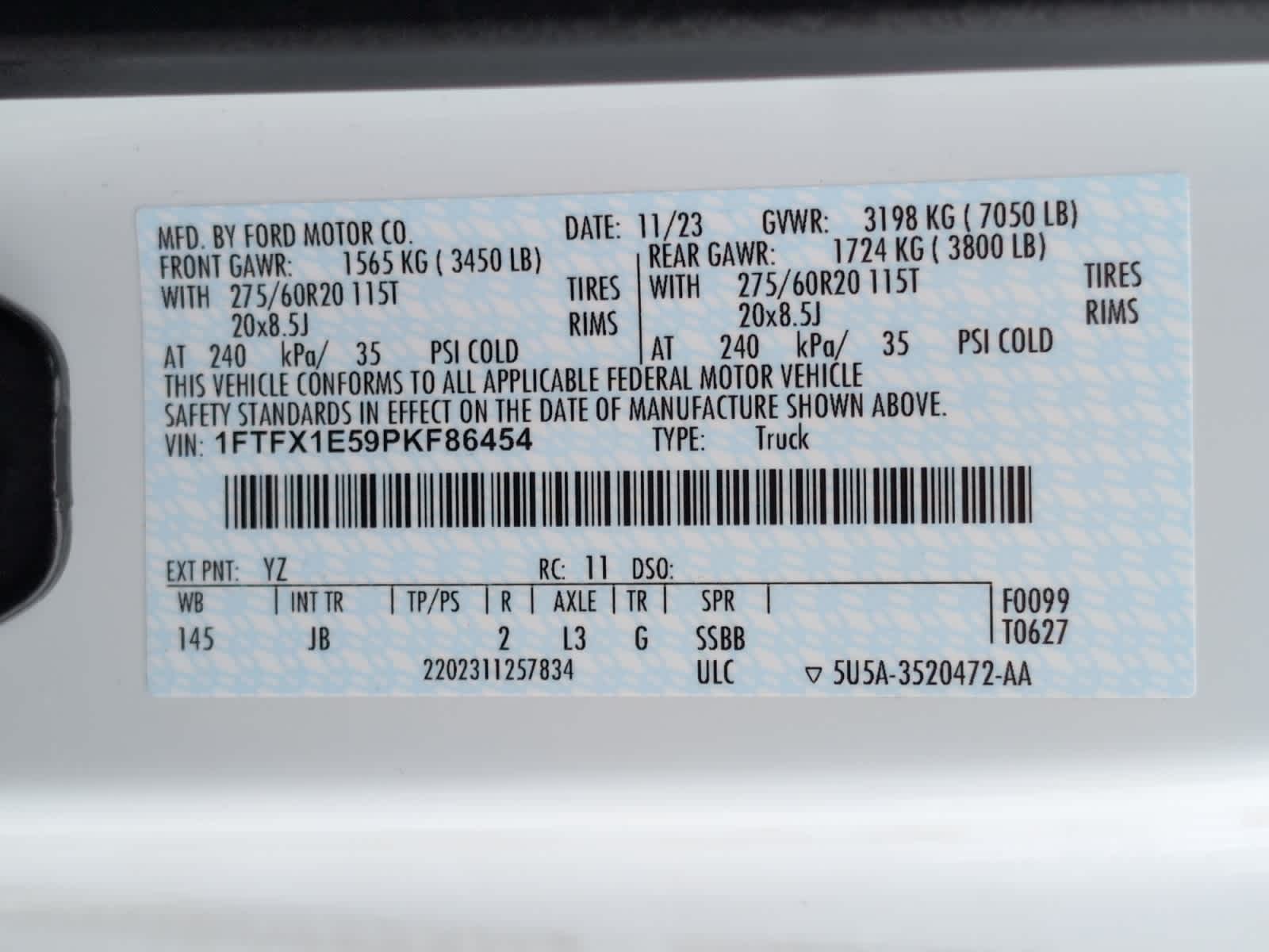 used 2023 Ford F-150 car, priced at $38,497