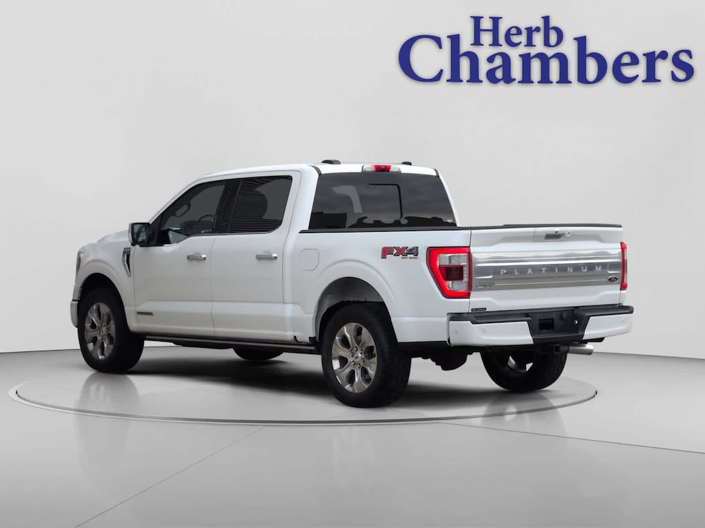 Used 2021 Ford F-150 Platinum 4WD Supercrew 5.5 Box Truck SuperCrew Cab