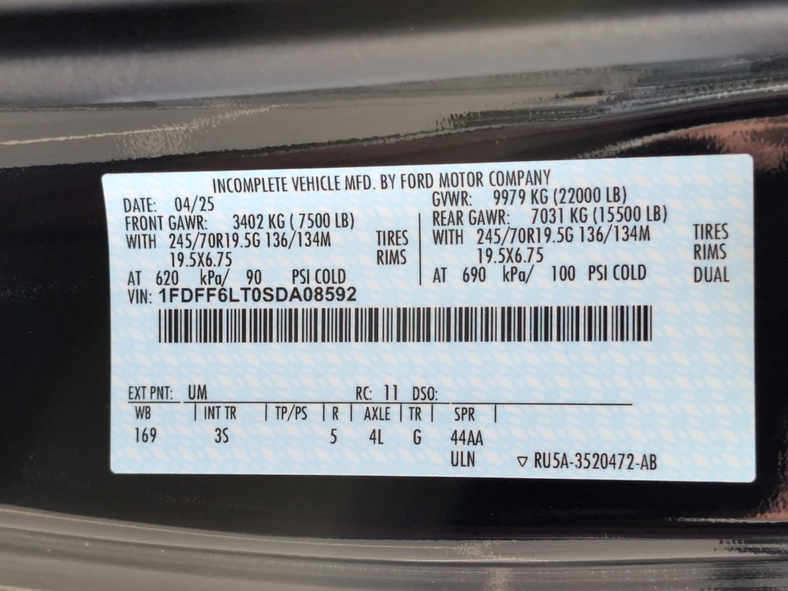 new 2025 Ford Super Duty F-600 DRW car, priced at $115,015