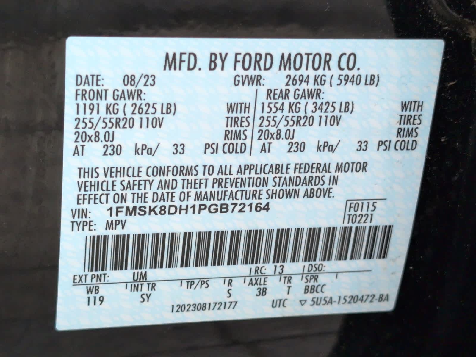 used 2023 Ford Explorer car, priced at $35,997