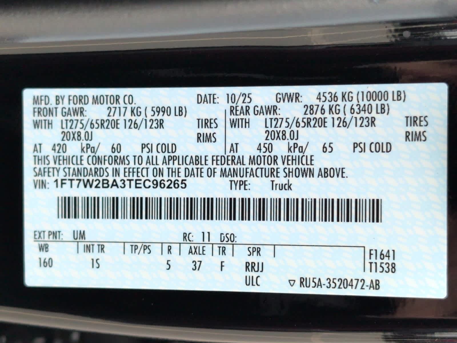 new 2026 Ford Super Duty F-250 SRW car, priced at $61,086