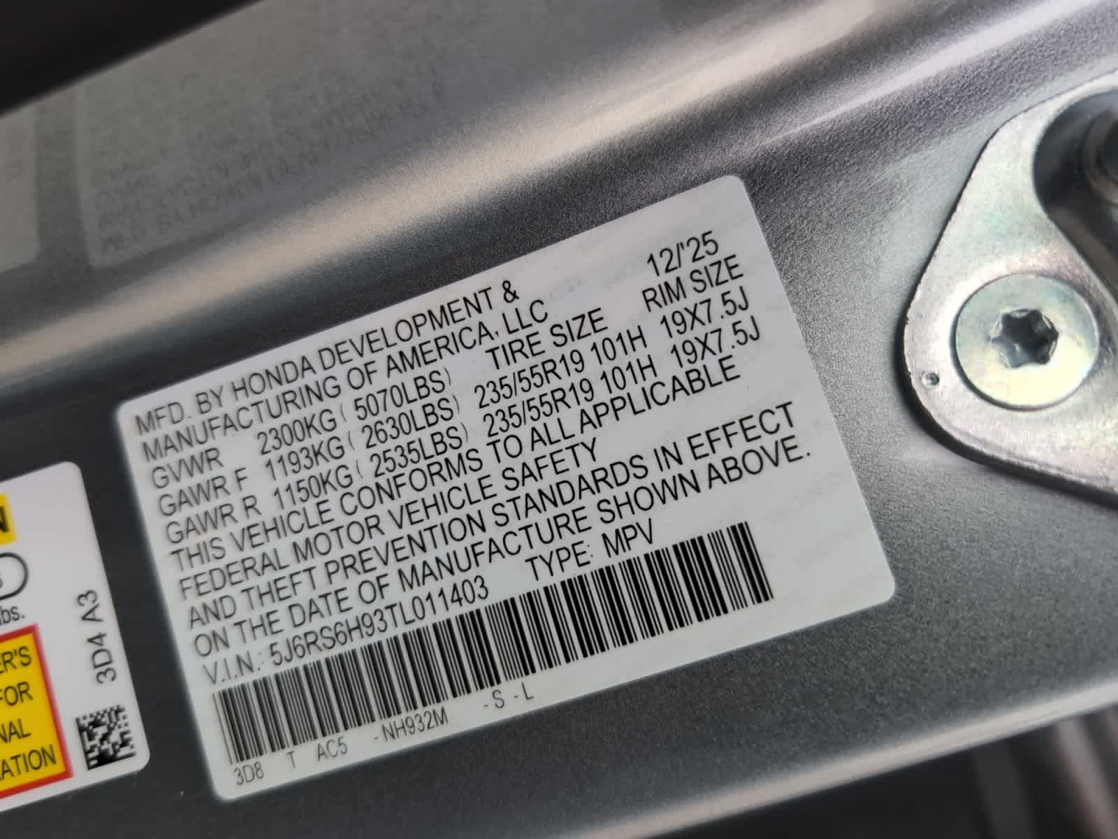 new 2026 Honda CR-V Hybrid car, priced at $43,700