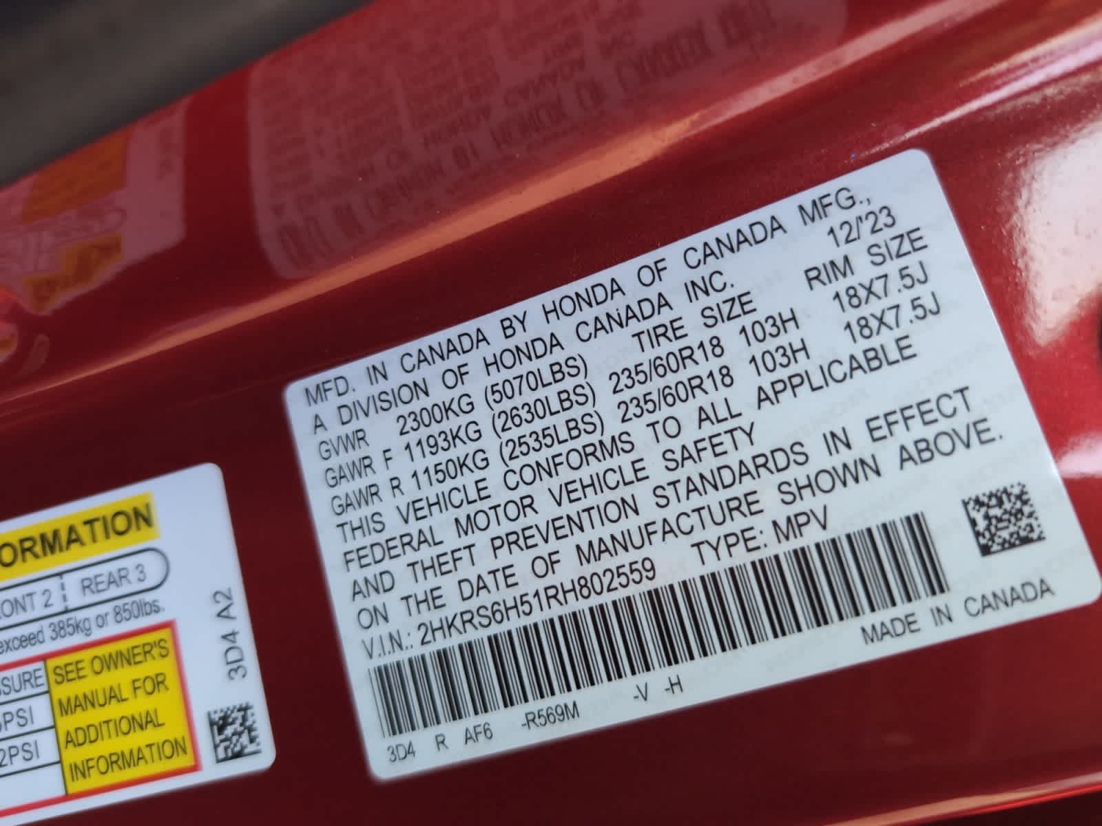 used 2024 Honda CR-V Hybrid car, priced at $30,998