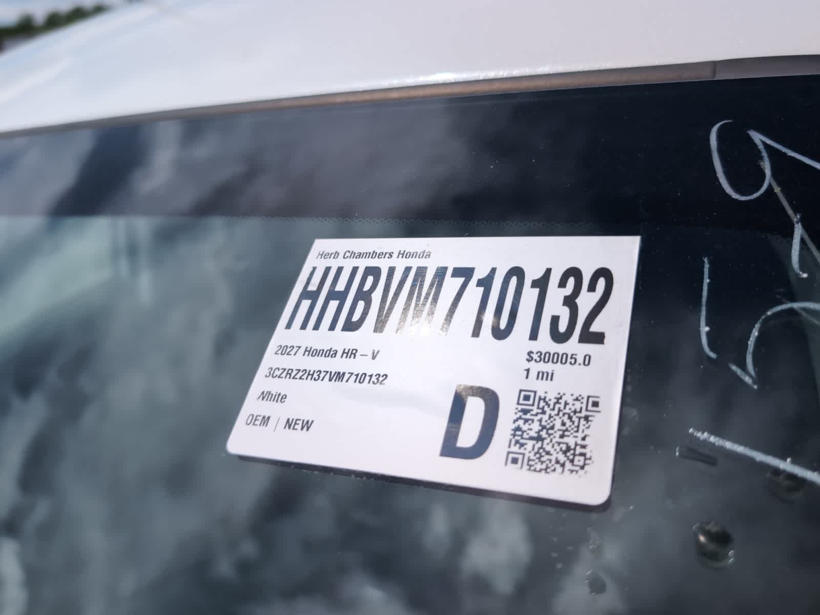 new 2027 Honda HR-V car, priced at $30,005