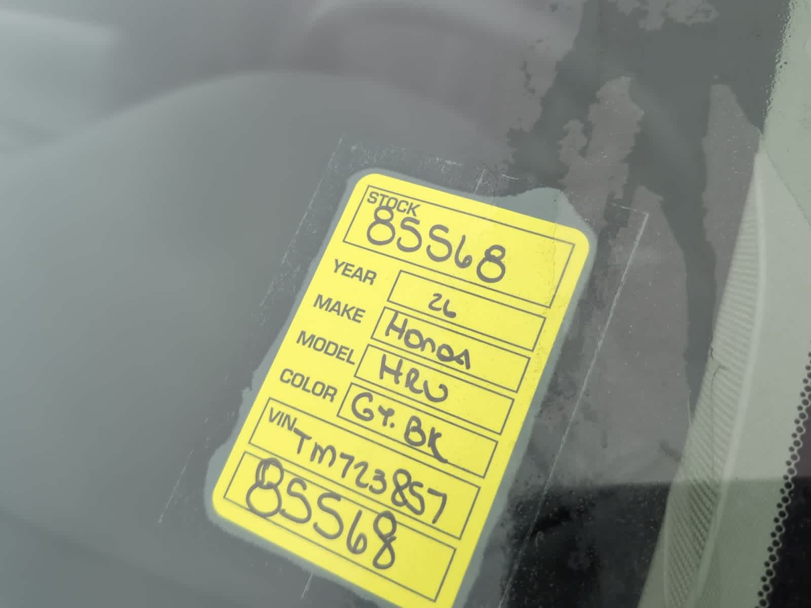 new 2026 Honda HR-V car, priced at $31,500