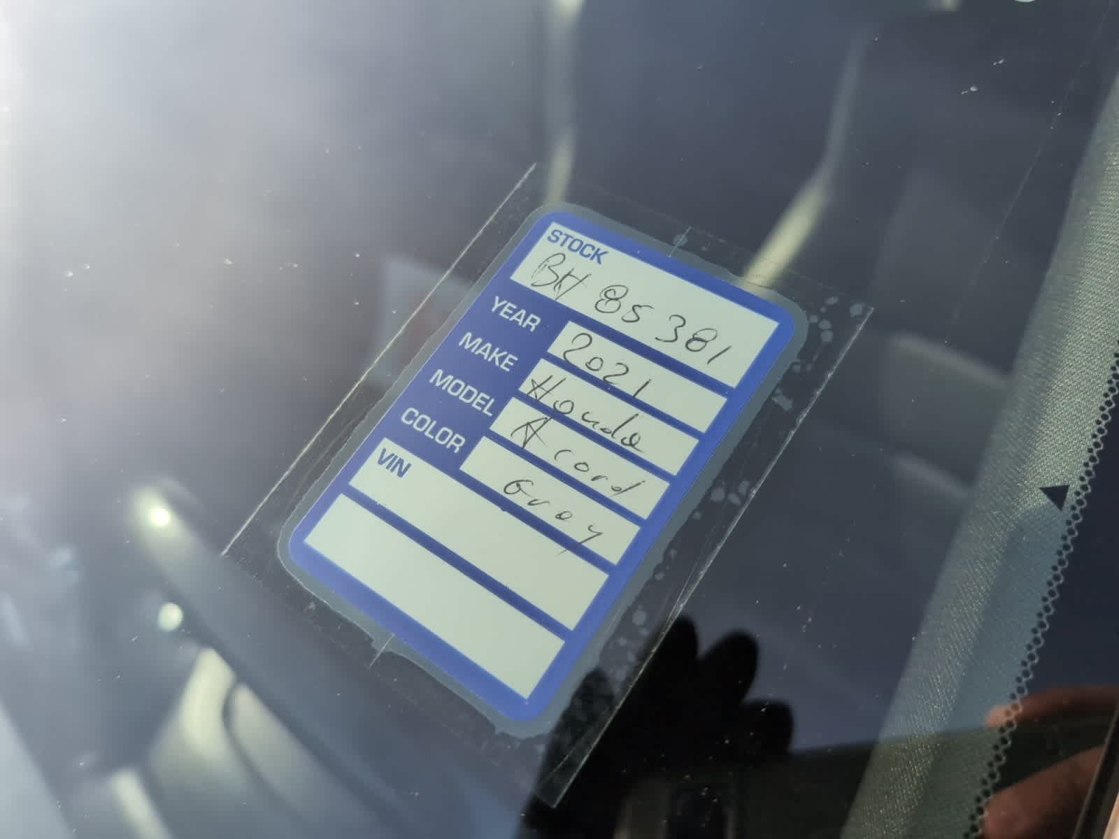 used 2021 Honda Accord car, priced at $22,887