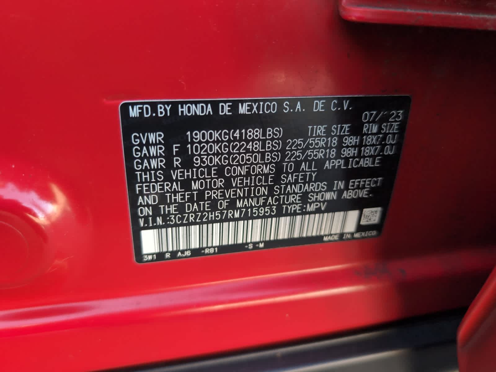 used 2024 Honda HR-V car, priced at $25,498