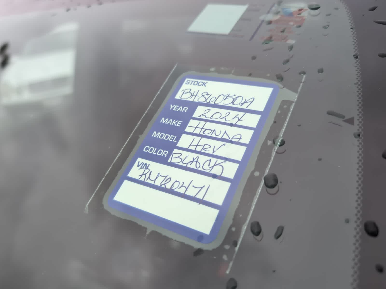 used 2024 Honda HR-V car, priced at $25,756