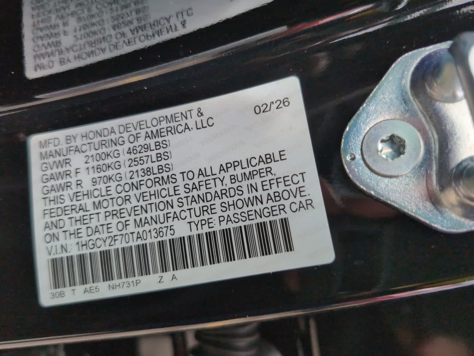 new 2026 Honda Accord Hybrid car, priced at $36,690