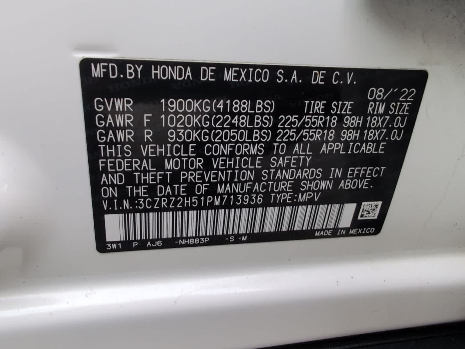 used 2023 Honda HR-V car, priced at $23,598