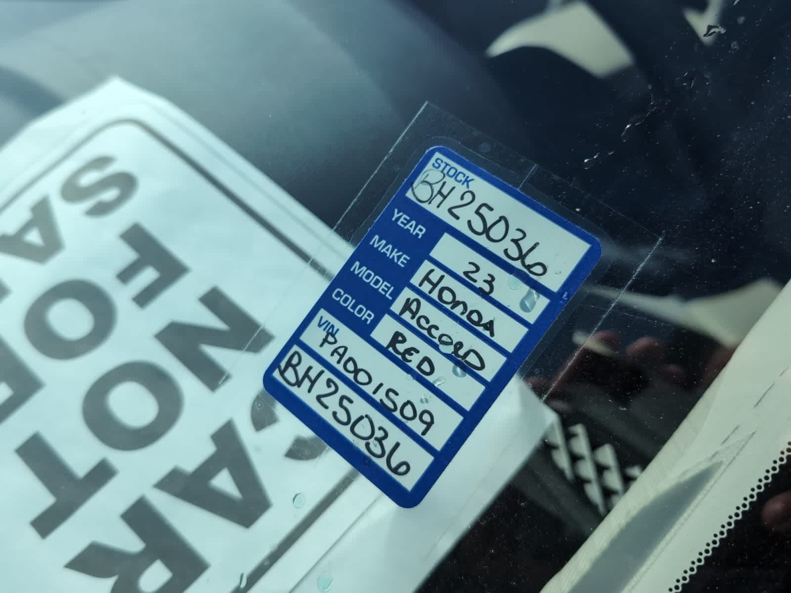 used 2023 Honda Accord car, priced at $24,897