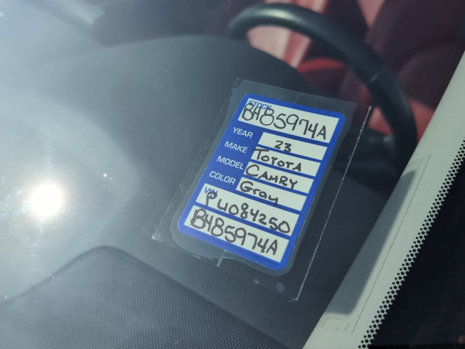 used 2023 Toyota Camry car, priced at $25,458