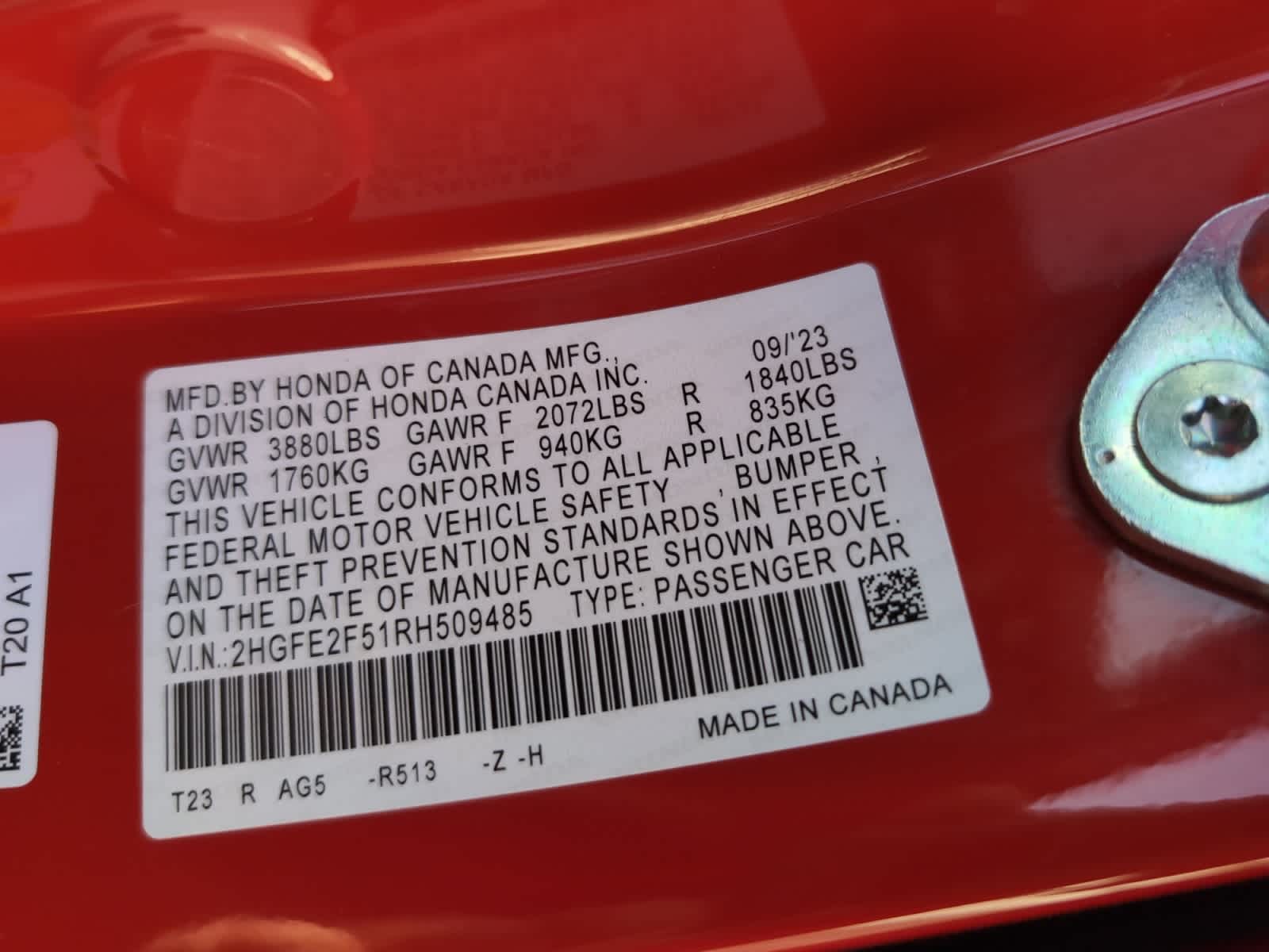 used 2024 Honda Civic car, priced at $23,679