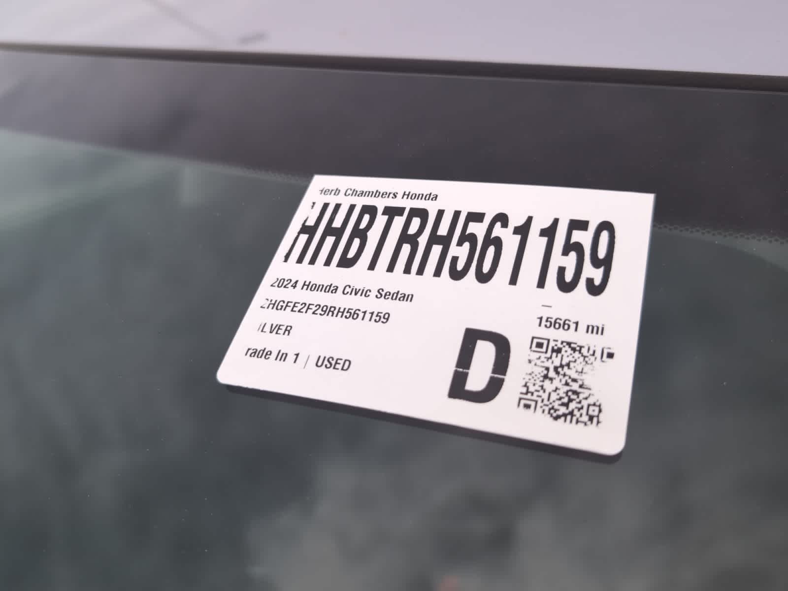 used 2024 Honda Civic car, priced at $23,816