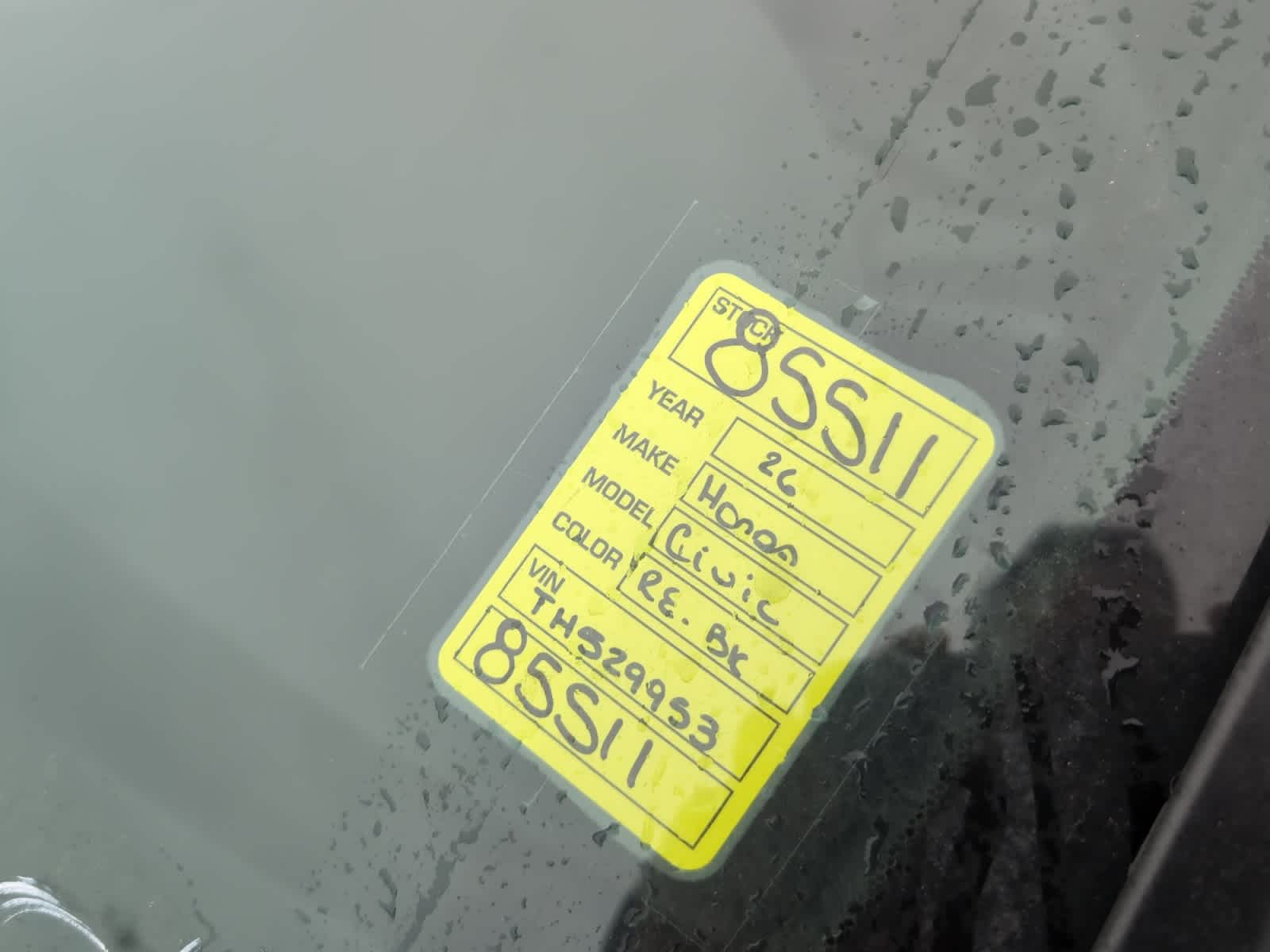 new 2026 Honda Civic car, priced at $27,790