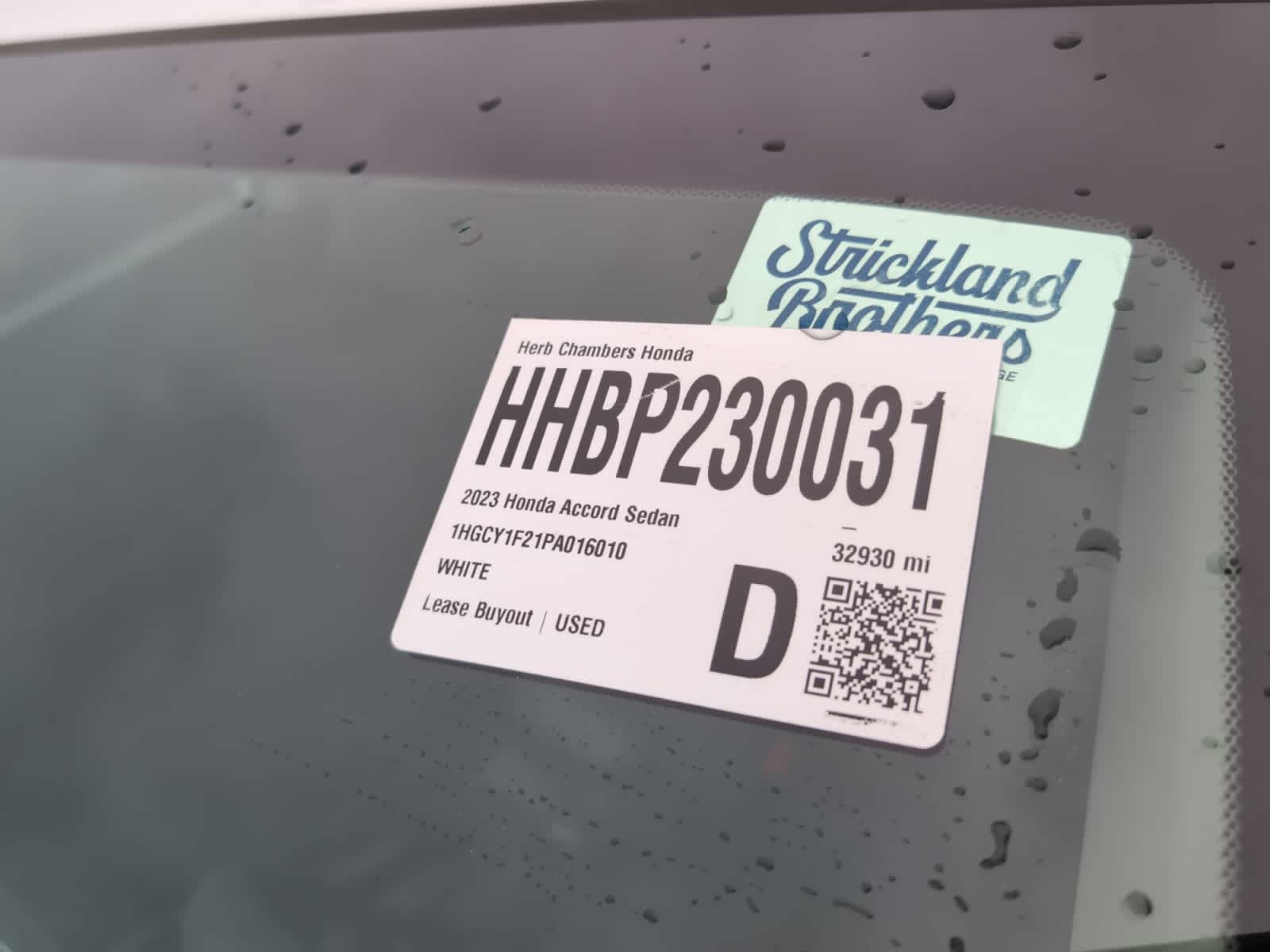 used 2023 Honda Accord car, priced at $22,910