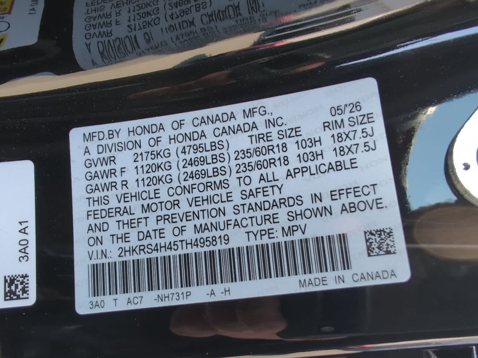 new 2026 Honda CR-V car, priced at $36,100