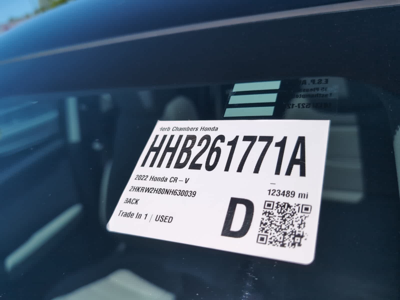 used 2022 Honda CR-V car, priced at $21,490