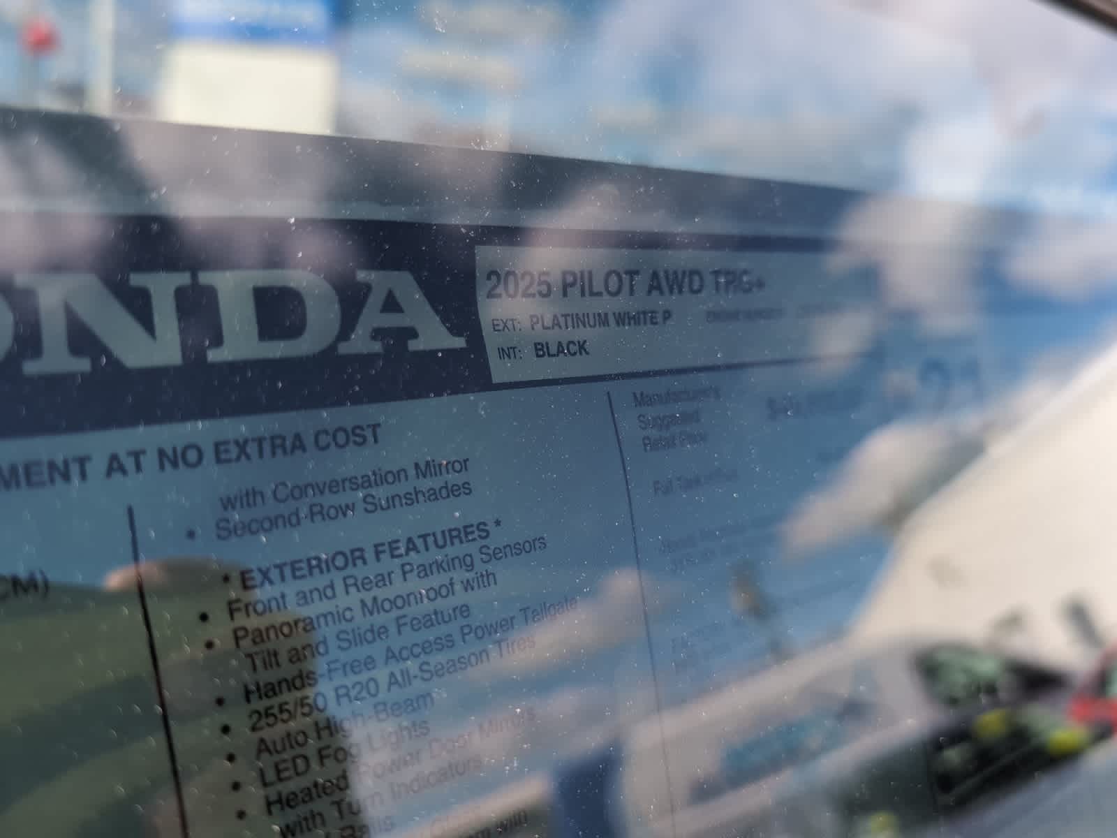 new 2025 Honda Pilot car, priced at $53,450