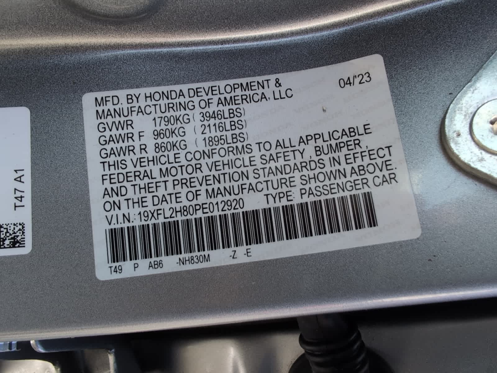 used 2023 Honda Civic car, priced at $24,619