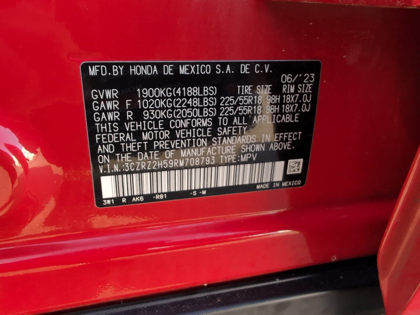 used 2024 Honda HR-V car, priced at $26,688