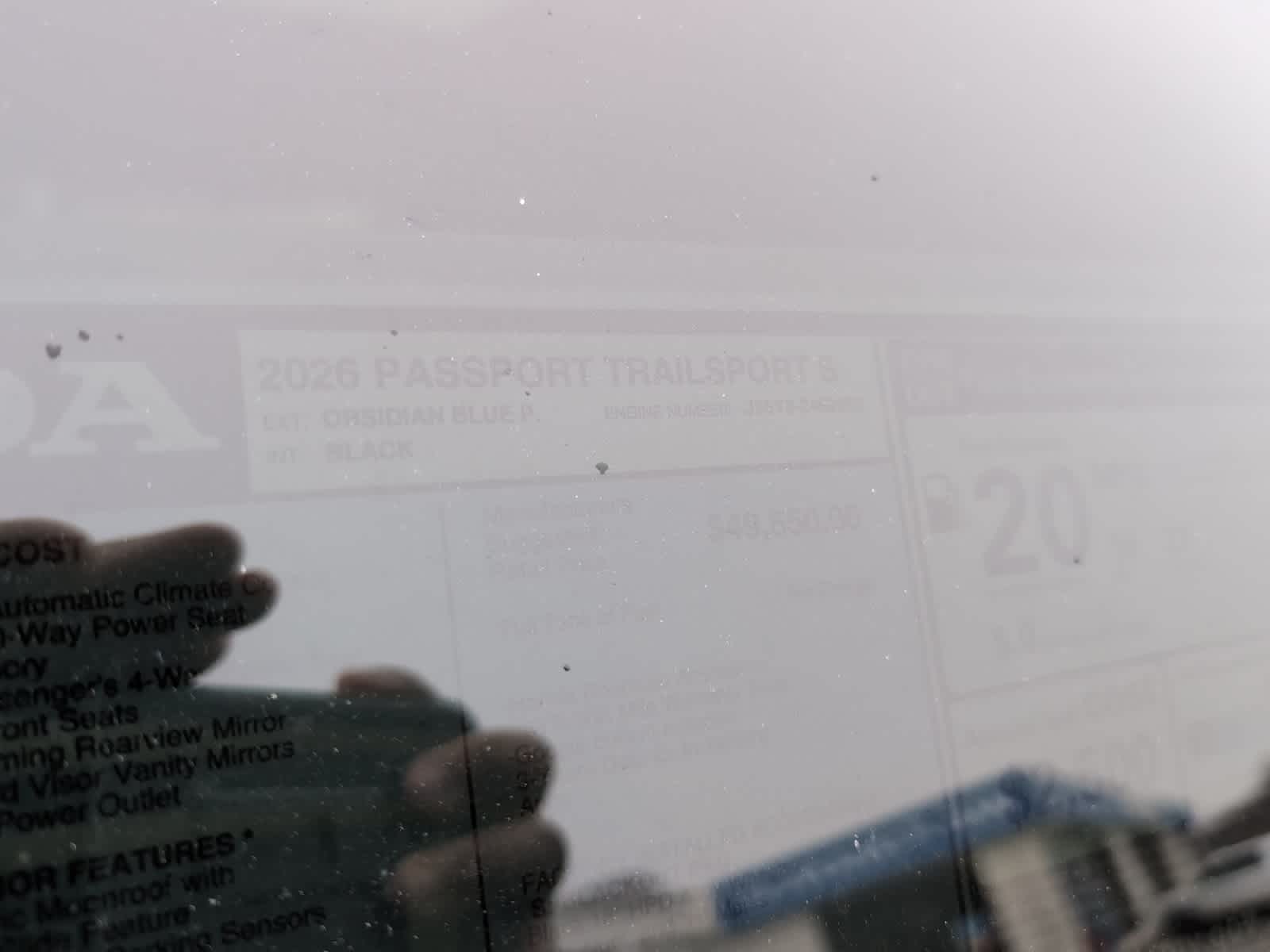 new 2026 Honda Passport car, priced at $51,145