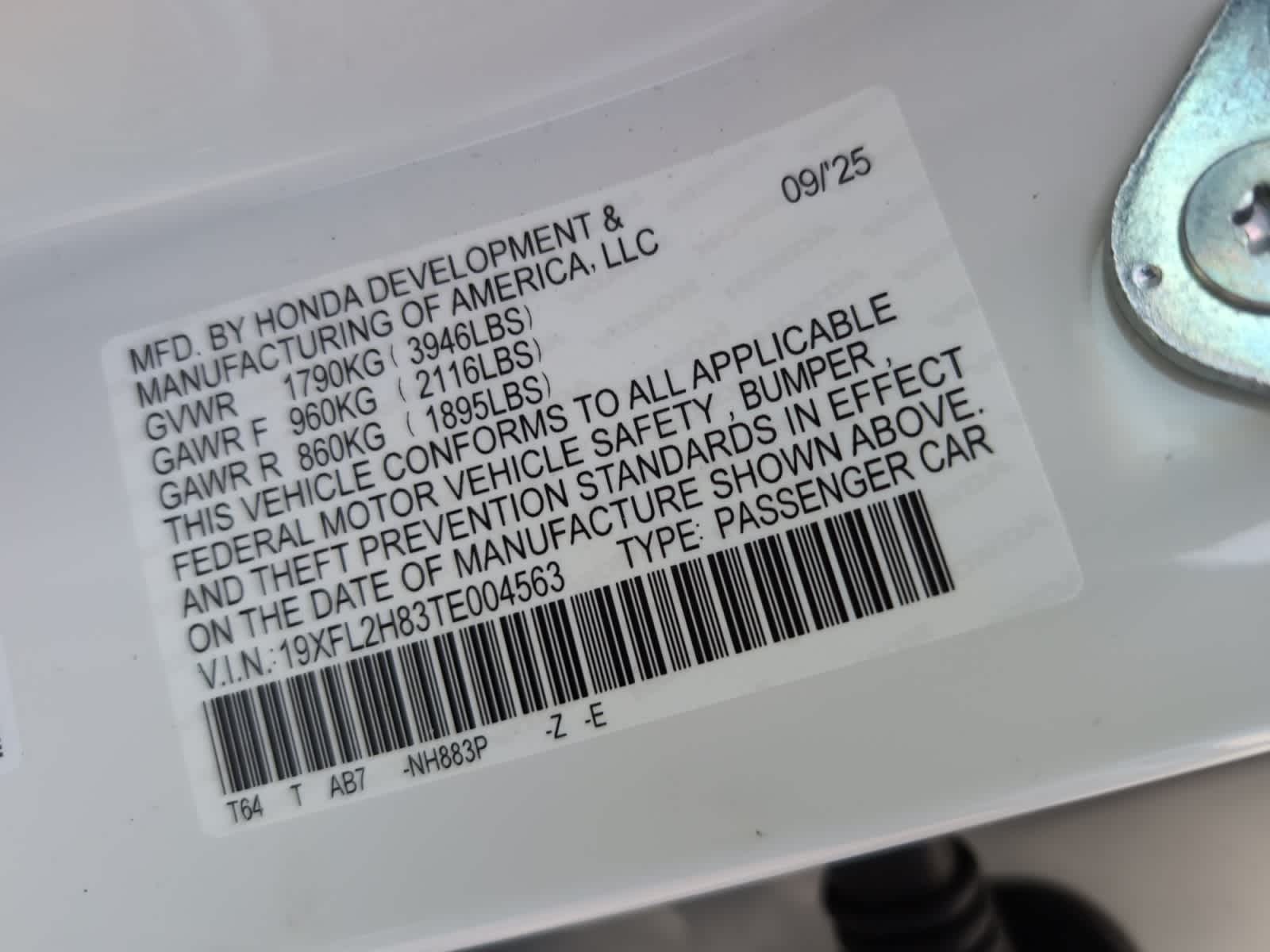 new 2026 Honda Civic car, priced at $29,445