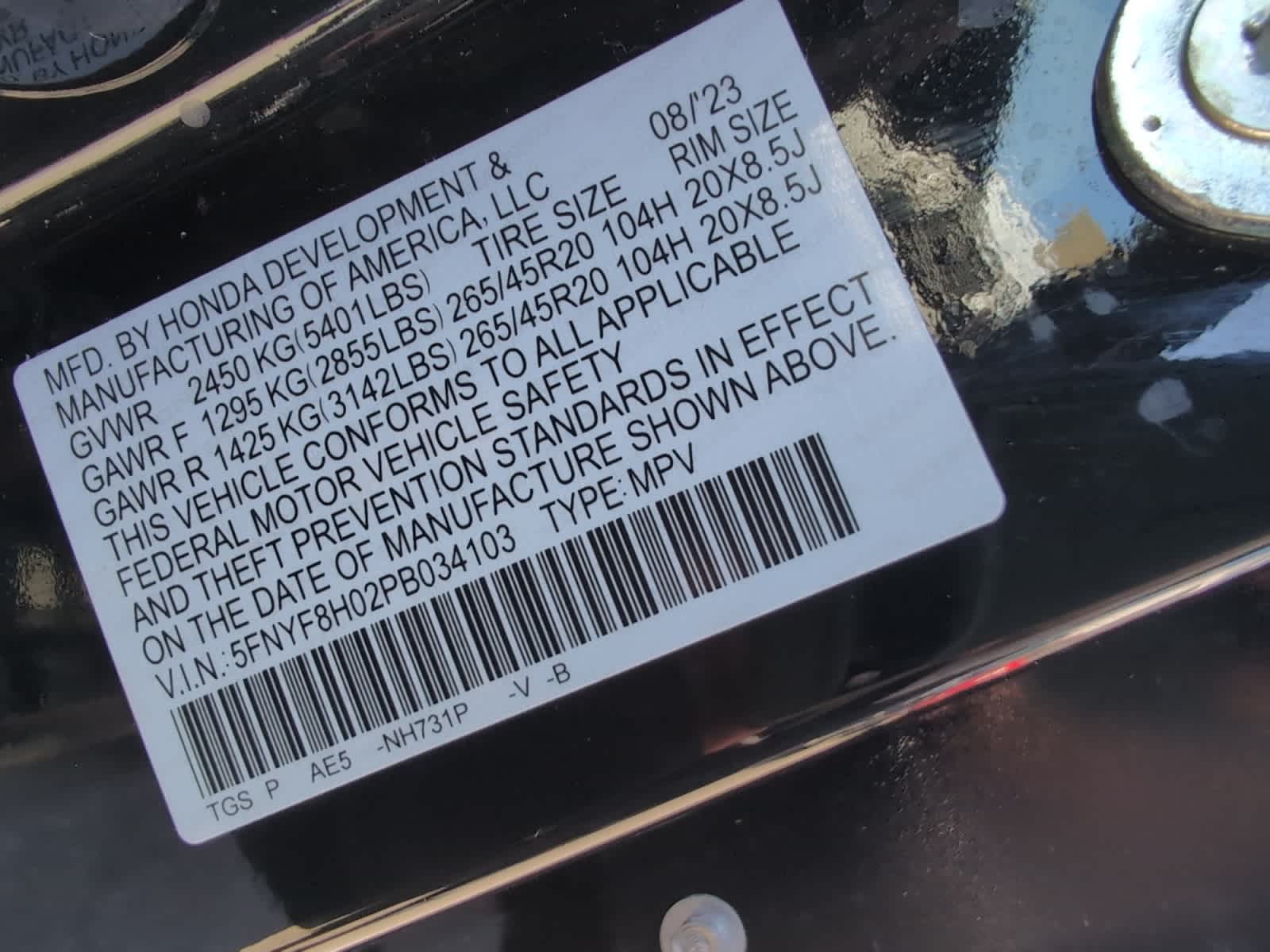 used 2023 Honda Passport car, priced at $34,998