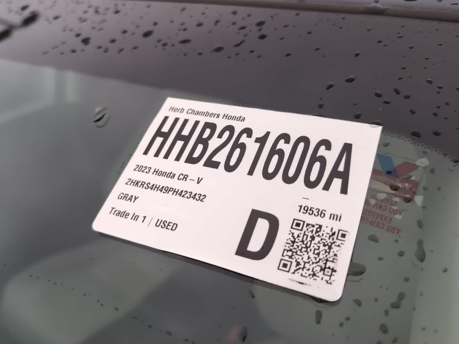 used 2023 Honda CR-V car, priced at $28,876