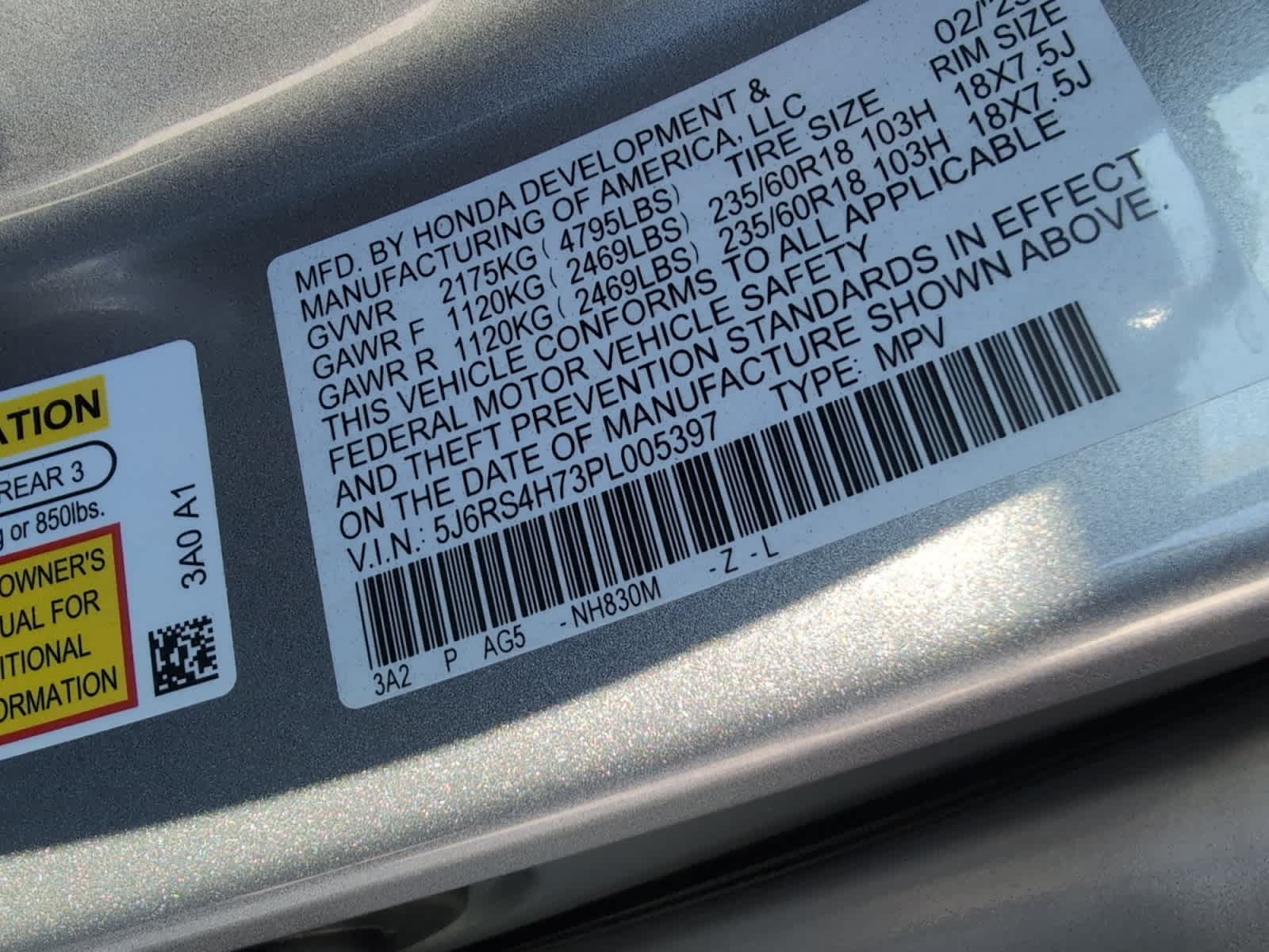 used 2023 Honda CR-V car, priced at $30,270