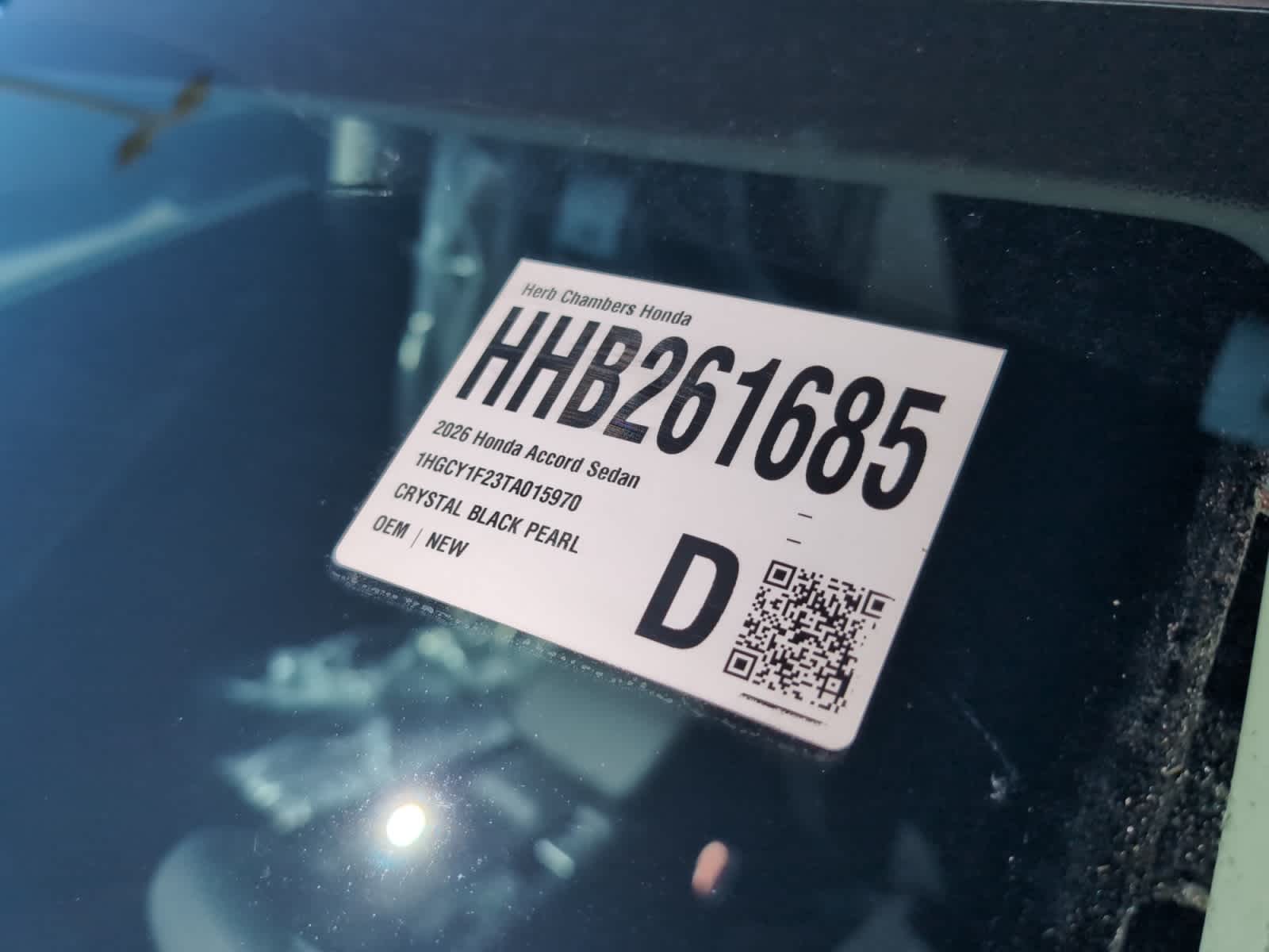 new 2026 Honda Accord car, priced at $29,815