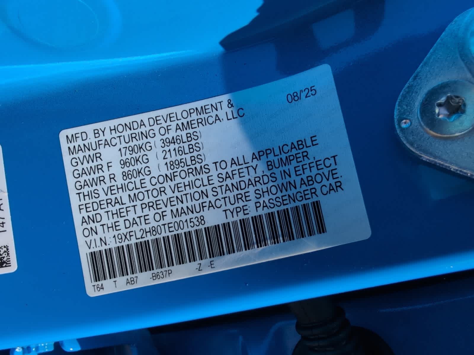 new 2026 Honda Civic car, priced at $29,445