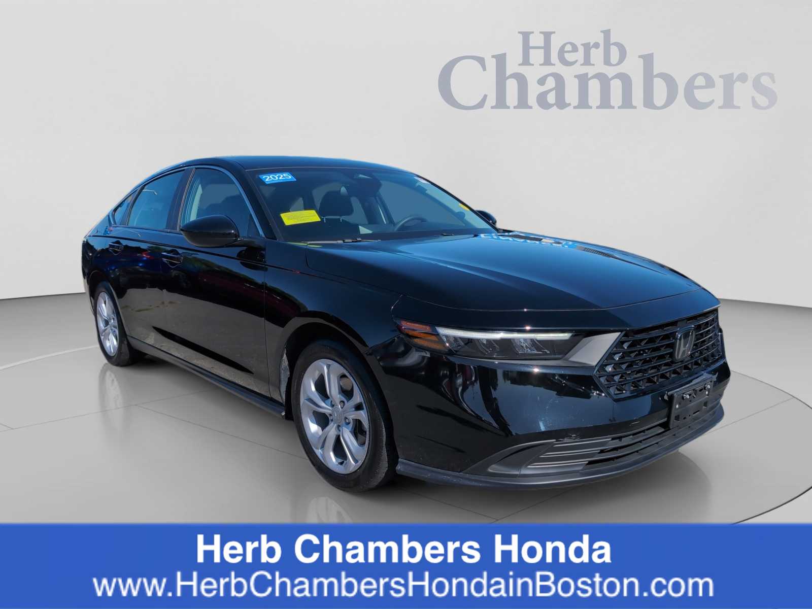Crystal Black Pearl 2025 Honda Accord Sedan Front-Wheel Drive Continuously Variable Transmission