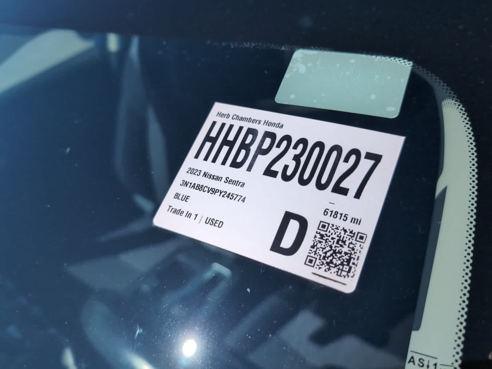 used 2023 Nissan Sentra car, priced at $17,293