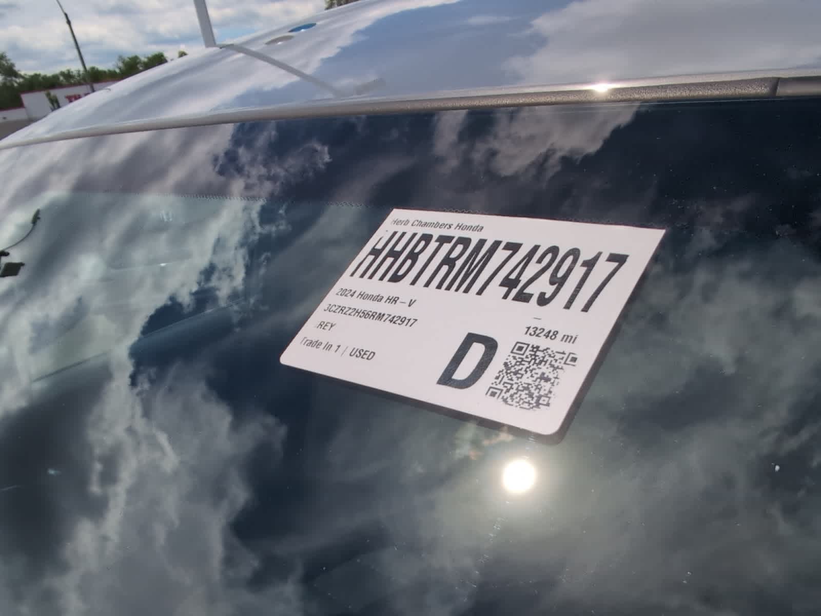 used 2024 Honda HR-V car, priced at $27,544