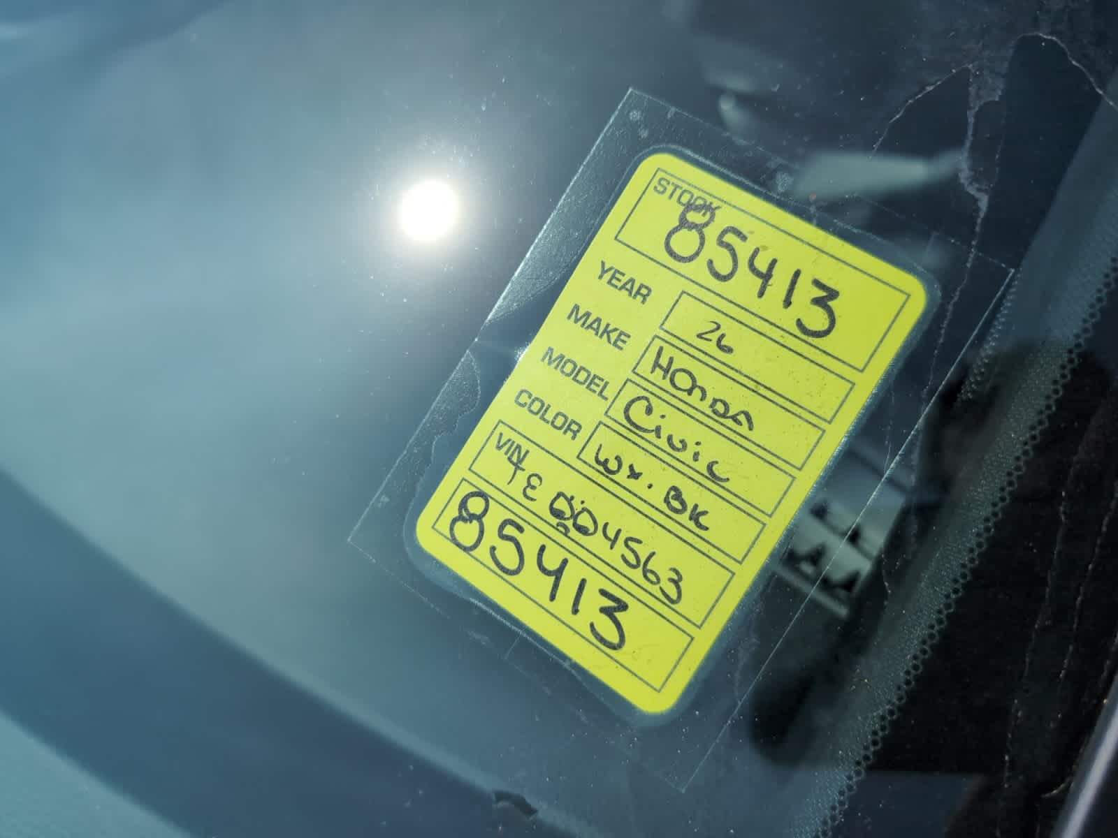 new 2026 Honda Civic car, priced at $29,445