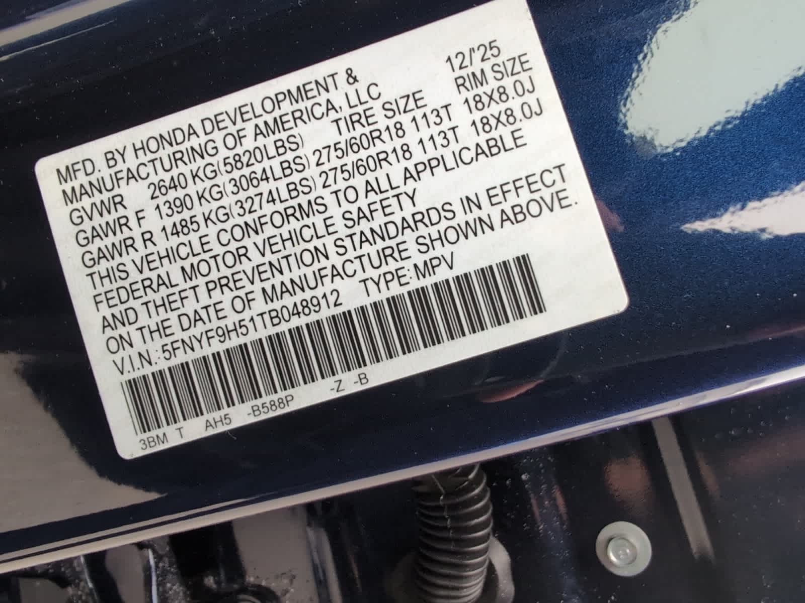 new 2026 Honda Passport car, priced at $51,145