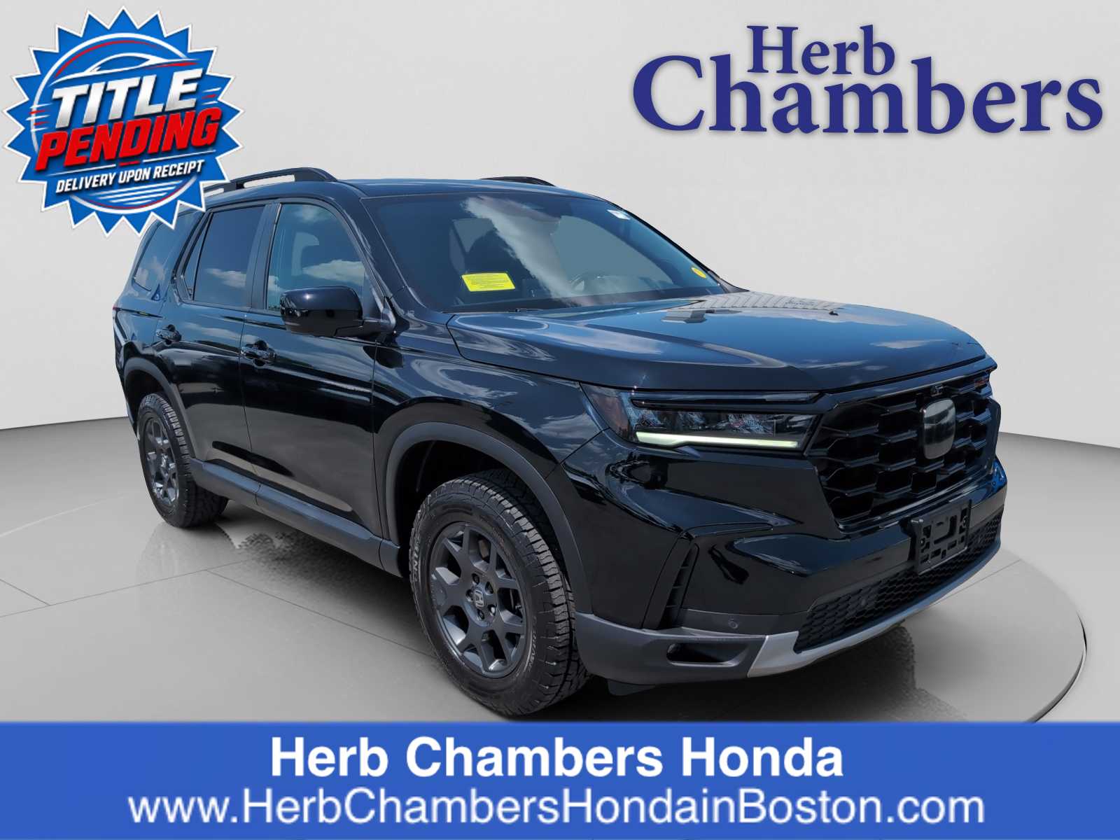 Crystal Black Pearl 2025 Honda Pilot SUV / Crossover All-Wheel Drive Automatic