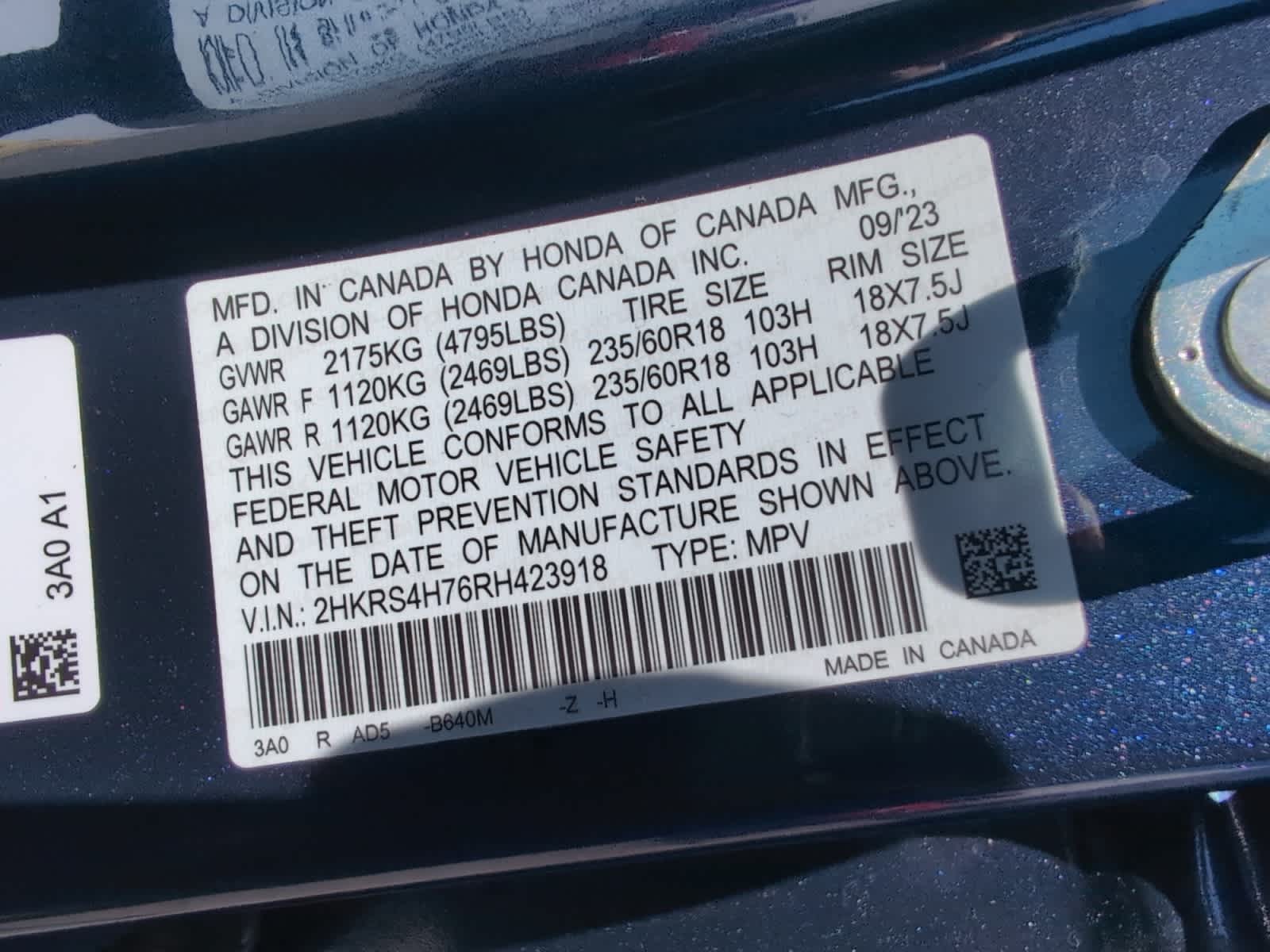 used 2024 Honda CR-V car, priced at $33,239