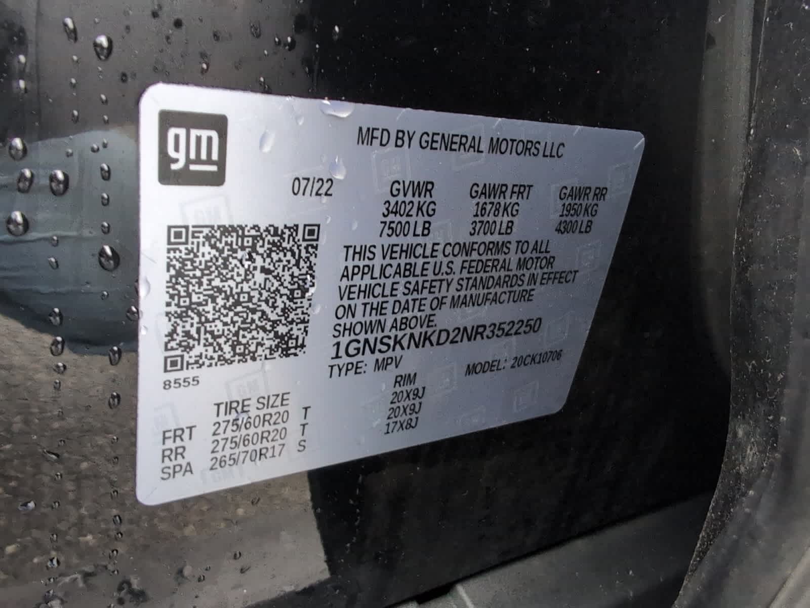 used 2022 Chevrolet Tahoe car, priced at $44,682