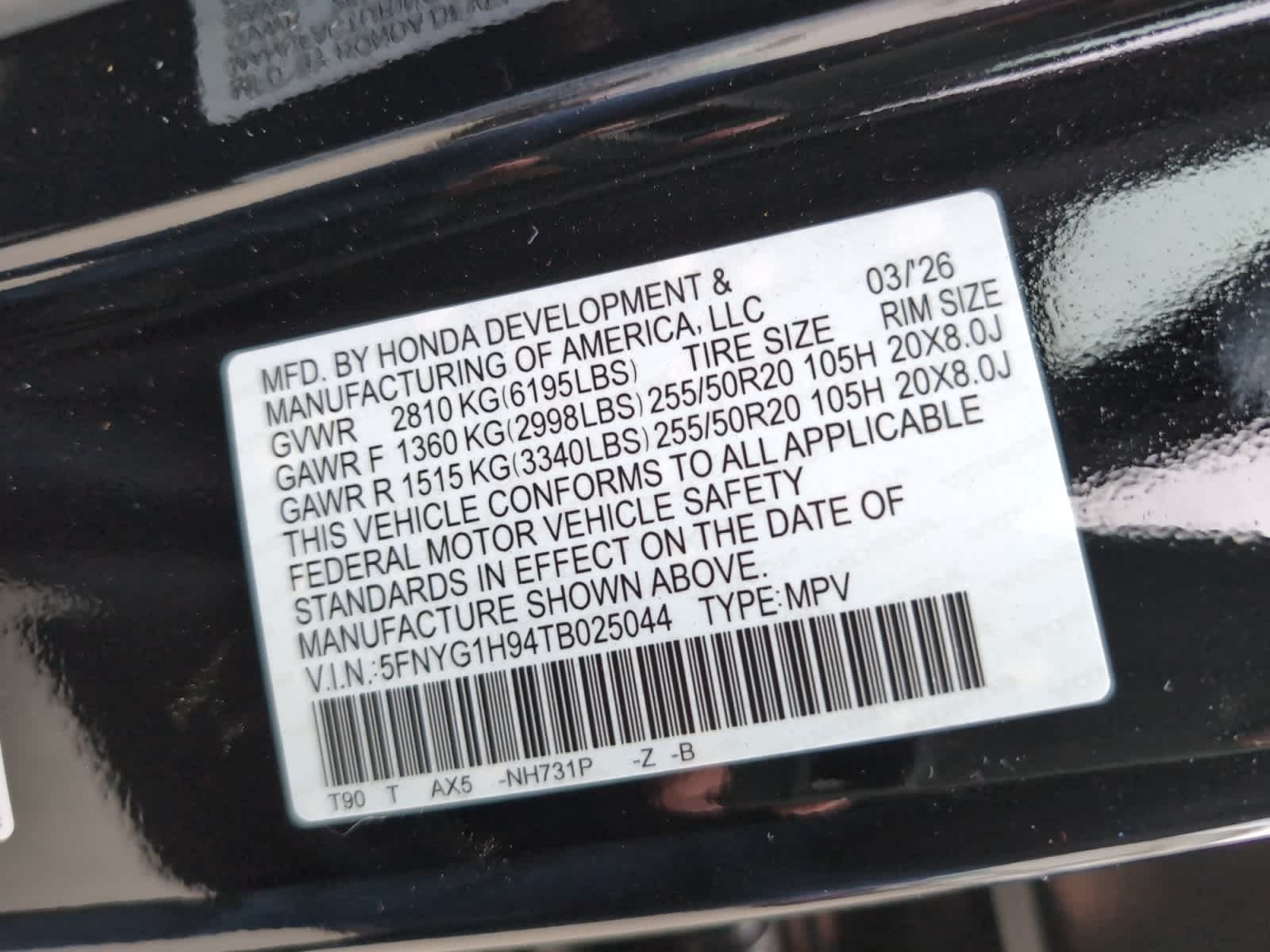 new 2026 Honda Pilot car, priced at $56,490
