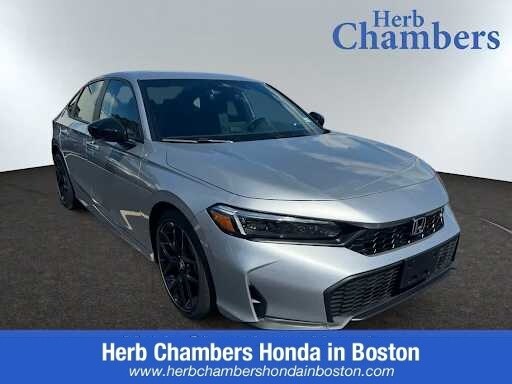Solar Silver 2026 Honda Civic Sedan Front-Wheel Drive Continuously Variable Transmission