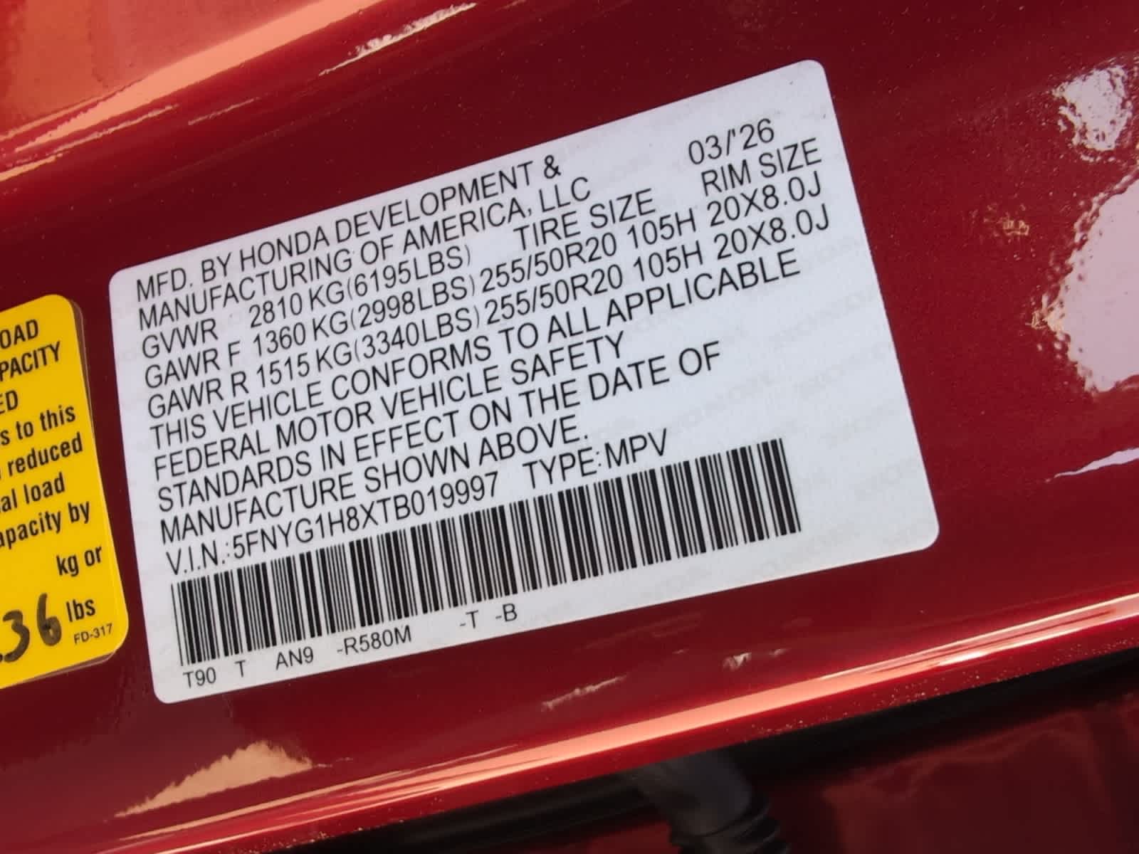 new 2026 Honda Pilot car, priced at $58,590