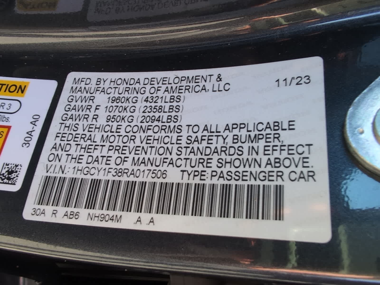 used 2024 Honda Accord car, priced at $24,698