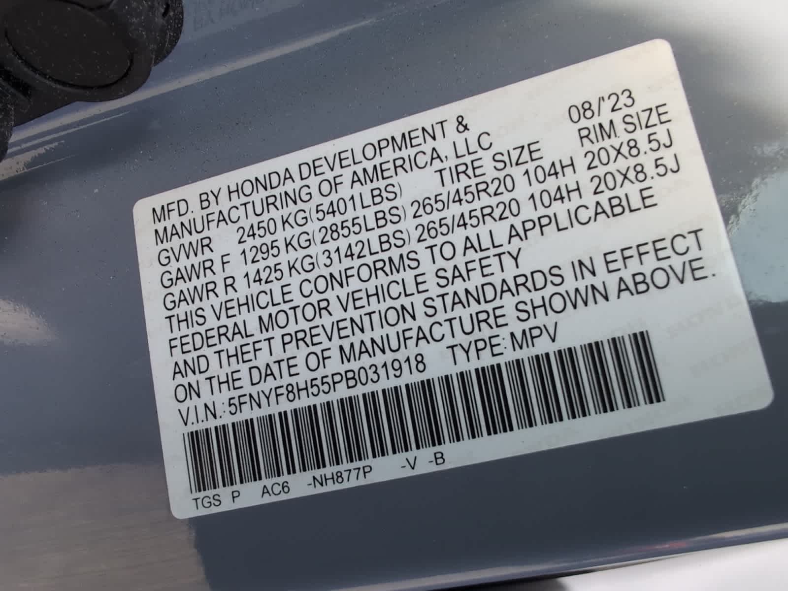 used 2023 Honda Passport car, priced at $32,849