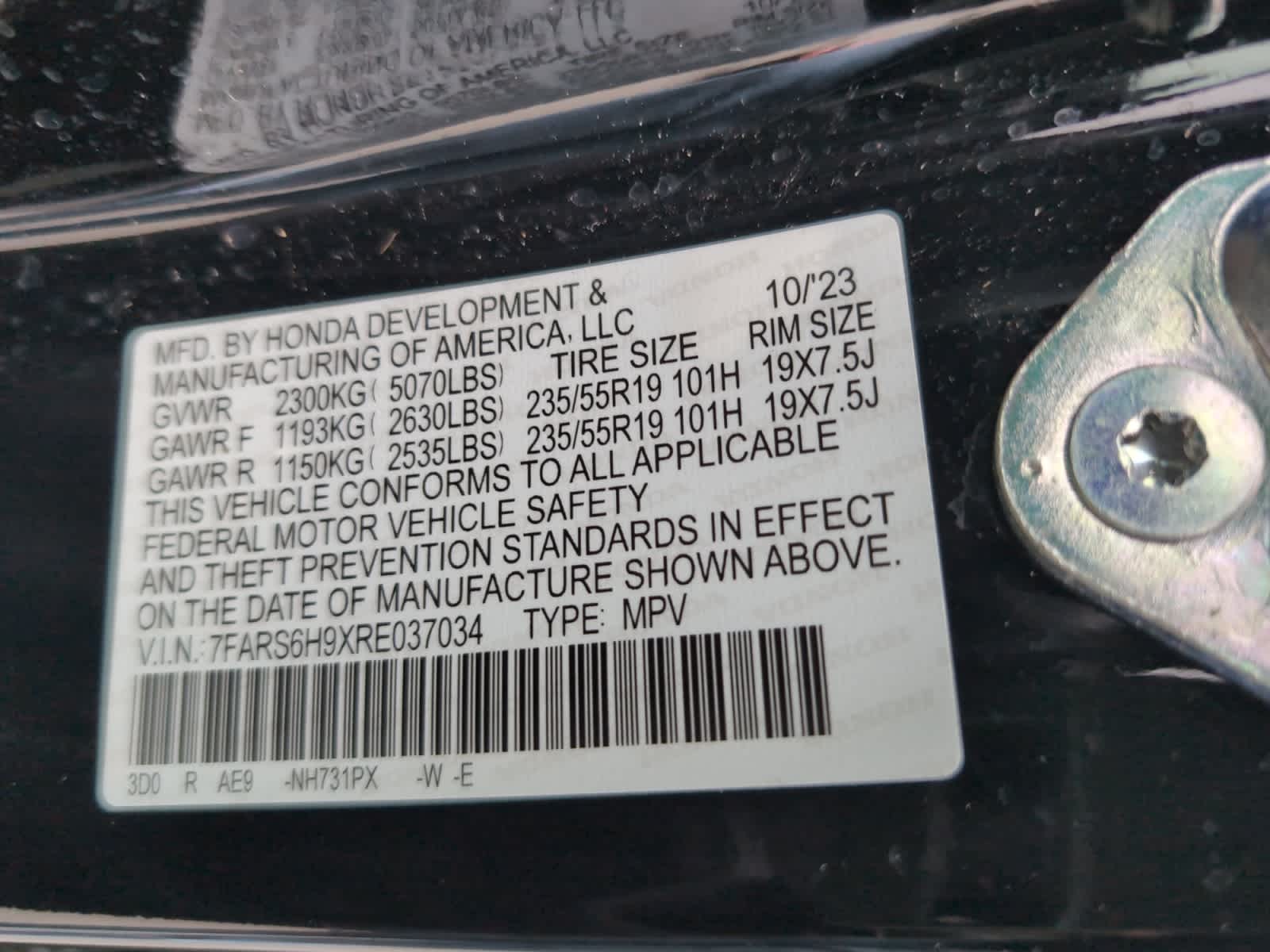 used 2024 Honda CR-V Hybrid car, priced at $35,562